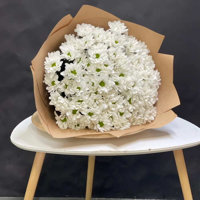 Buchet din 15 Crizanteme Albe [3]