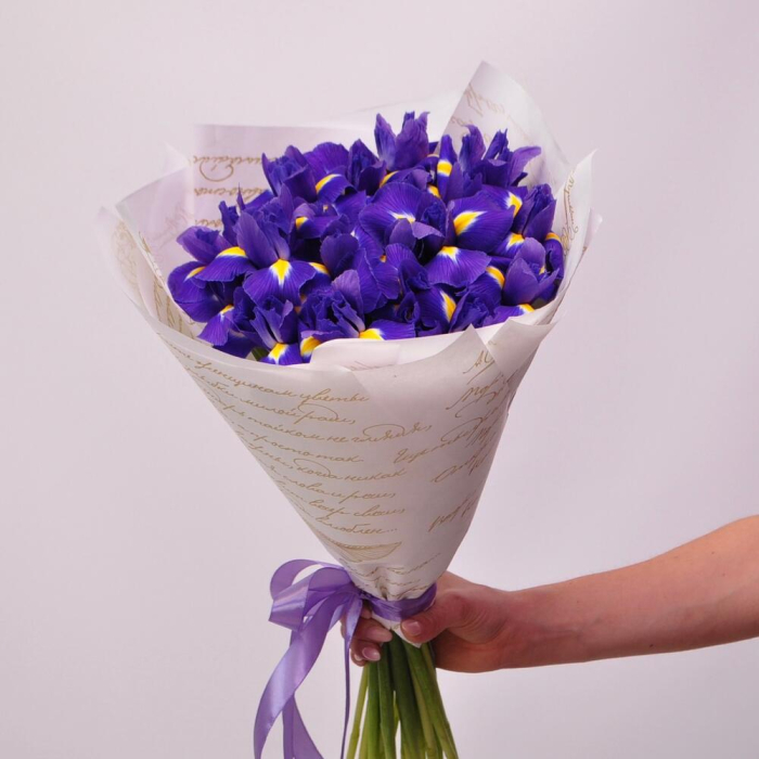 Buchet din 21 Iriși Mov [3]