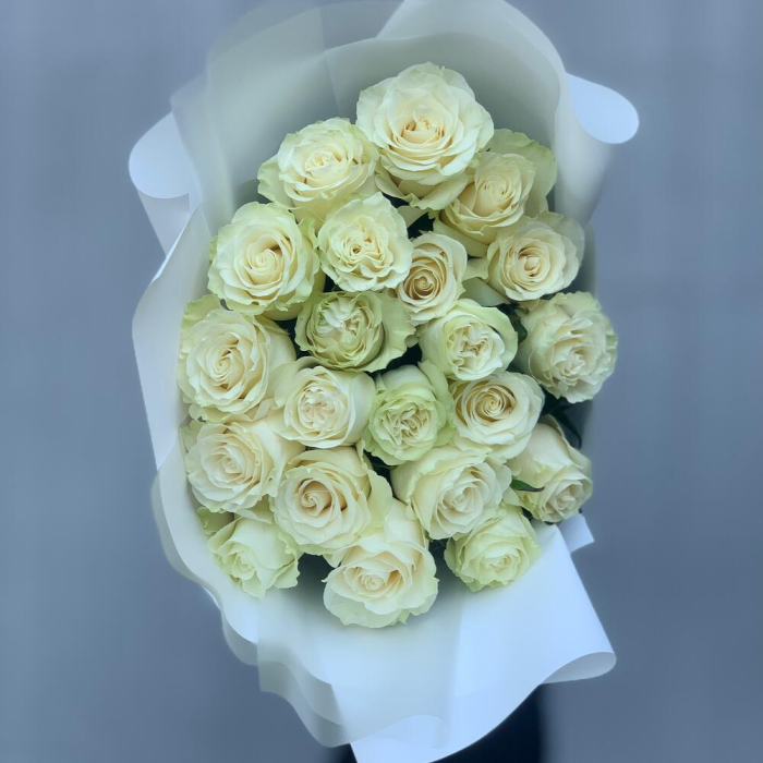 Buchet din 21 Trandafiri Albi [3]