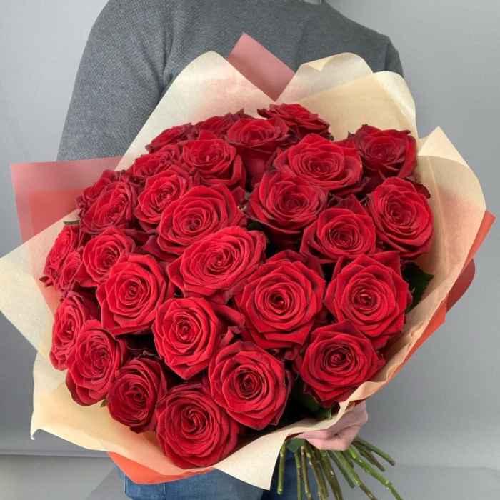 Buchet din 29 Trandafiri Roșii [1]