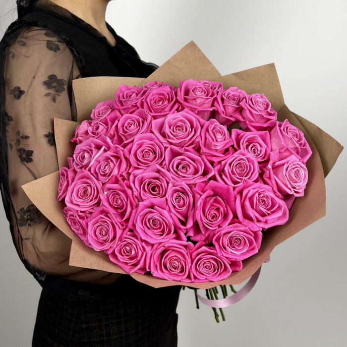 Buchet din 35 Trandafiri Roz [1]