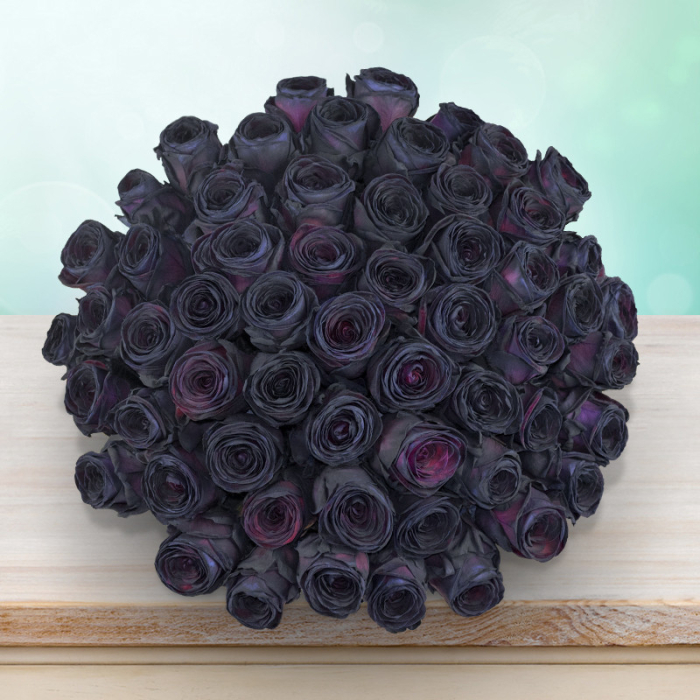 Buchet din 51 Trandafiri Negri [2]