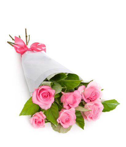 Buchet din 7 Trandafiri Roz de Sf. Maria [1]