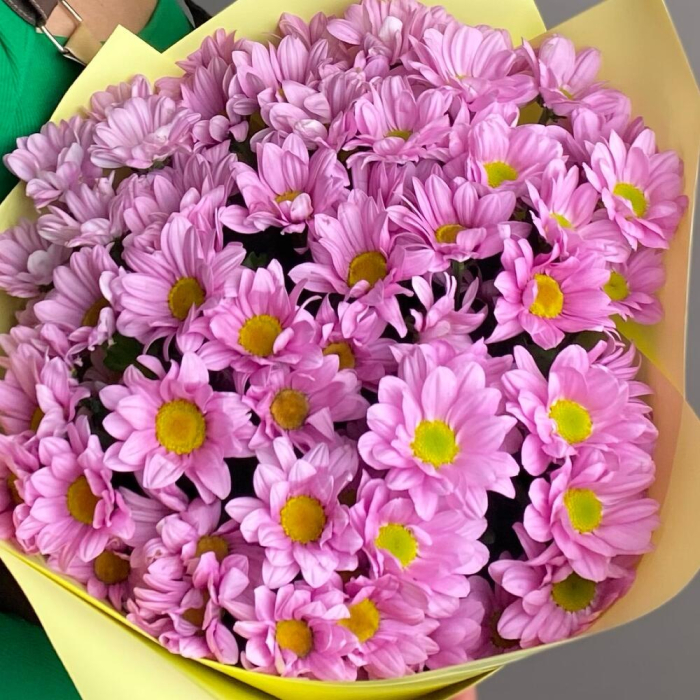 Buchet din 9 Crizanteme Roz [4]