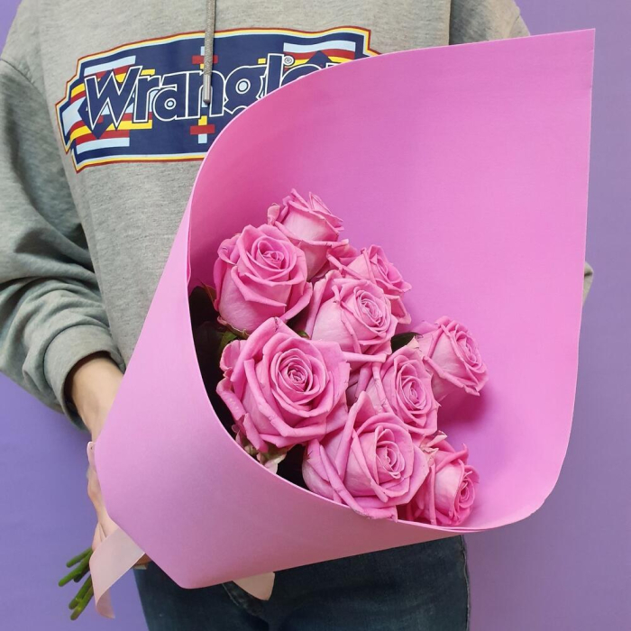 Buchet din 9 Trandafiri Roz [5]