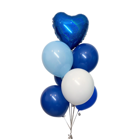 Baloane - Baloane Alb-Albastre cu Heliu