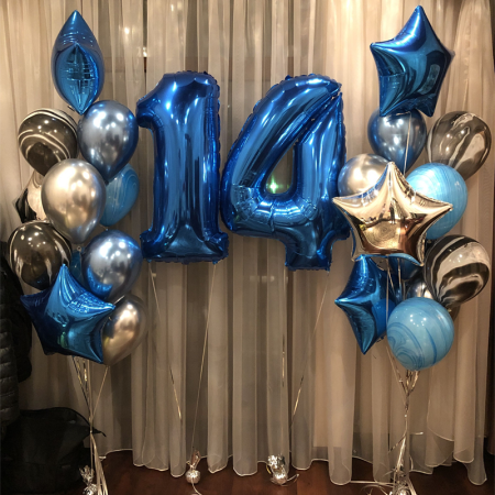 Baloane - Baloane Aniversare 14 Ani cu Heliu