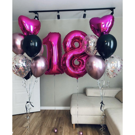 Baloane - Baloane Aniversare Majorat 18 Ani cu Heliu #1