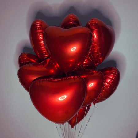 Baloane Inimă cu Heliu (12 buc) [2]