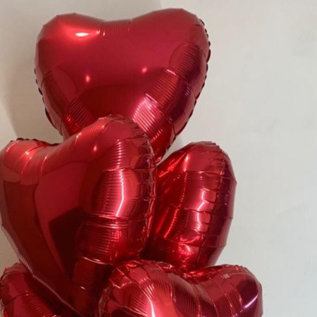 Baloane Inimă cu Heliu (5 buc) [1]