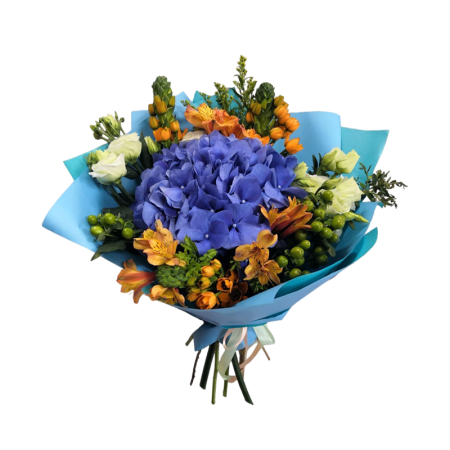 Buchete - Buchet Albastru-Portocaliu