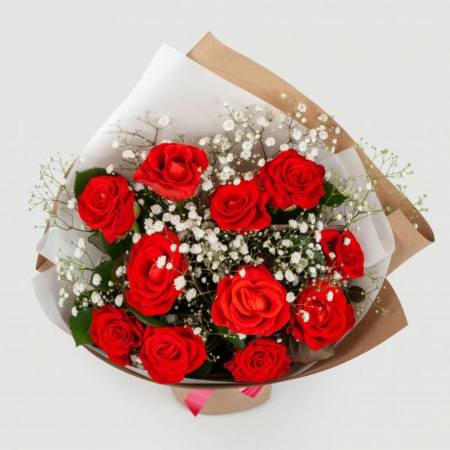 Buchet de Crăciun din Trandafiri Roșii [1]