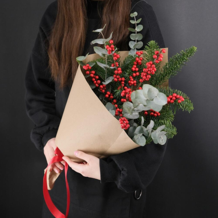 Buchet de Iarnă cu Eucalipt [4]