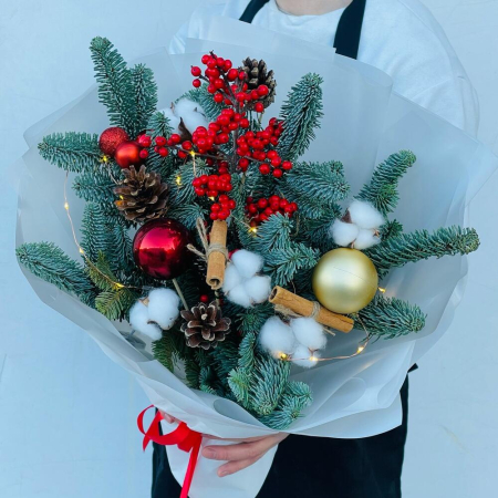 Buchet de Iarnă din Scorțișoară și Nobilis [4]