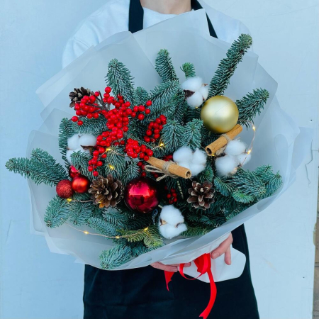 Buchet de Iarnă din Scorțișoară și Nobilis [2]