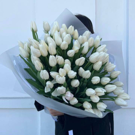 Buchete - Buchet din 101 Lalele Albe