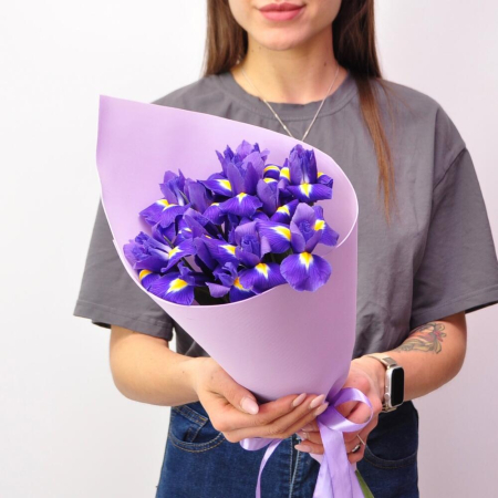 Buchete - Buchet din 11 Iriși Mov