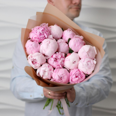 Buchet din 15 Bujori Olandezi [3]