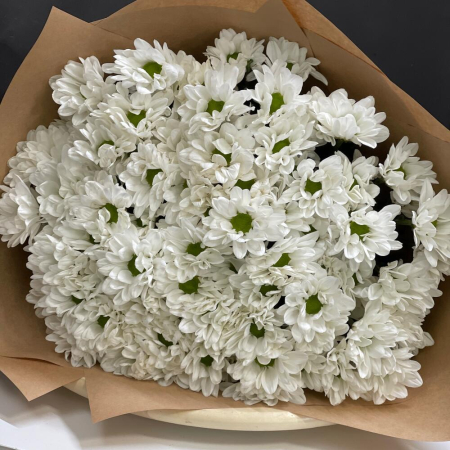 Buchet din 15 Crizanteme Albe [5]