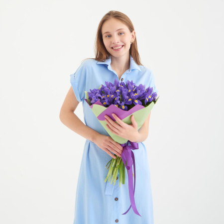 Buchet din 19 Iriși Mov [1]