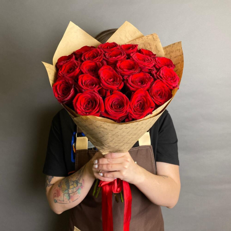 Buchet din 21 Trandafiri Roșii [1]