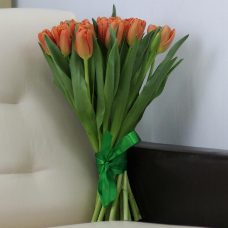 Buchet din 25 Lalele Portocalii [1]