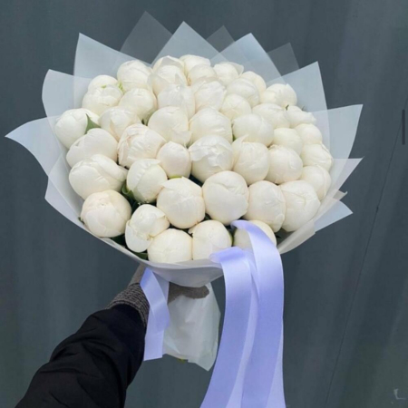 Buchete - Buchet din 35 Bujori Albi