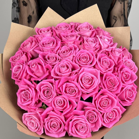 Buchet din 35 Trandafiri Roz [2]