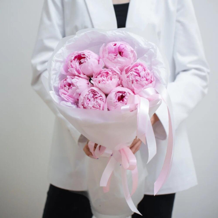 Buchete - Buchet din 7 Bujor Sarah Bernhardt