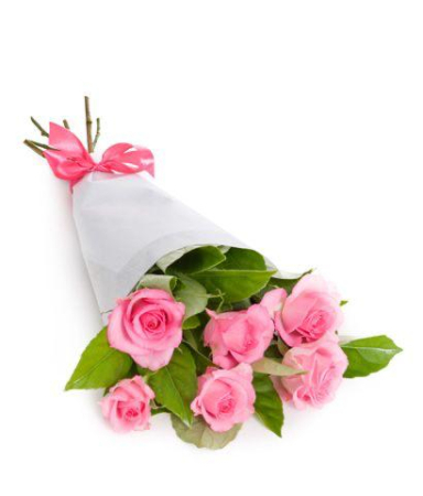 Buchete - Buchet din 7 Trandafiri Roz de Sf. Maria