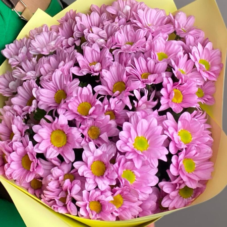 Buchet din 9 Crizanteme Roz [3]