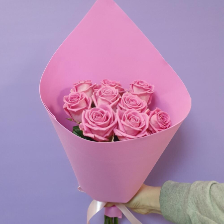 Buchet din 9 Trandafiri Roz [1]