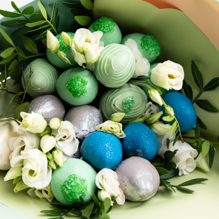 Buchet din Capsuni in Ciocolata – Paste Fericit [1]