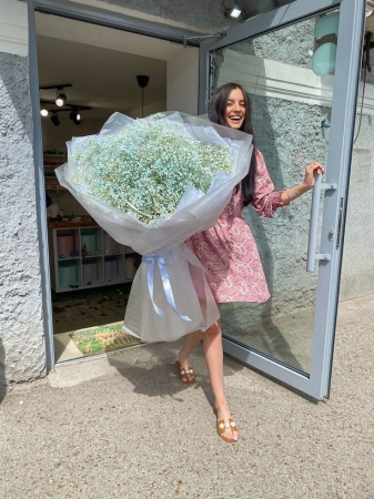 Buchete - Buchet din Floarea Miresei (101 fire)