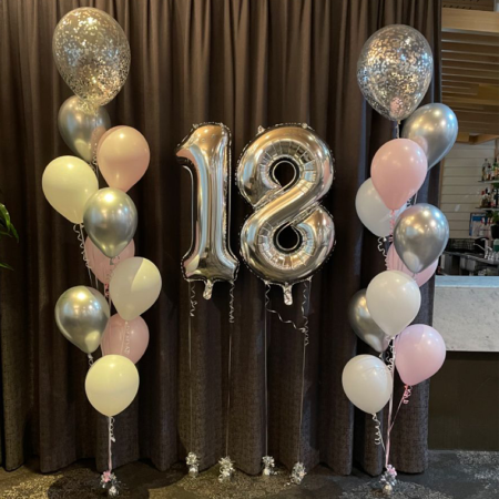 Buchete - Buchete Aniversare din Baloane cu Heliu pentru Majorat