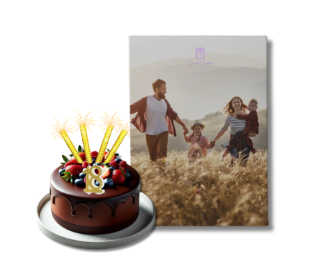 Surprize la Domiciliu - Surpriză la Domiciliu cu Tablou Personalizat și Tort