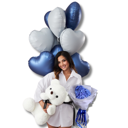 Surprize la Domiciliu - Surpriză la Domiciliu pentru Băieți cu Baloane, Urs și Hortensie