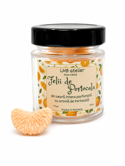 Felii de Portocală Wax Melts din Ceară de Soia – Aromă Intensă de Portocală [3]