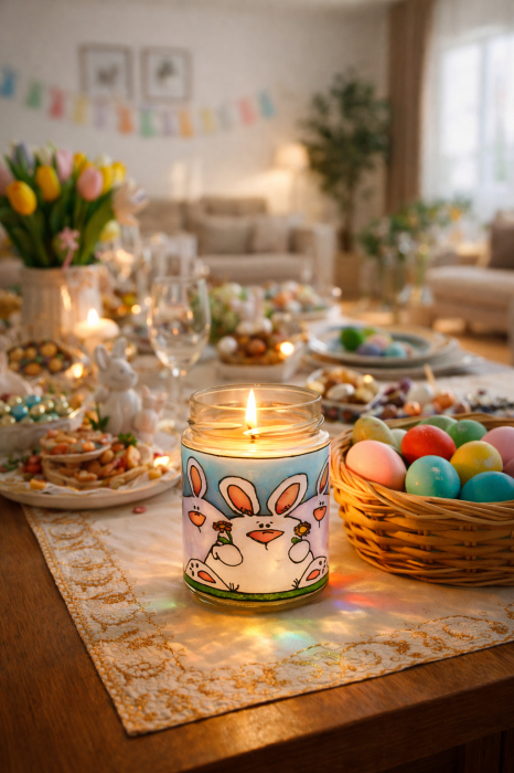 3 Iepurasi - Lumanare Lampa [4]