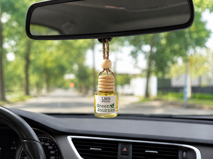 Deodorant Auto Artizanal Green Journey | Note de Lemn de Santal [2]