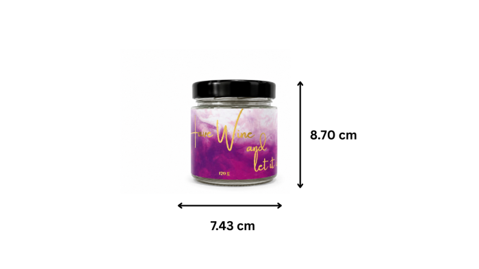 Lumânare parfumată Have wine and let it be din ceară de soia 170g – parfum conifere [6]