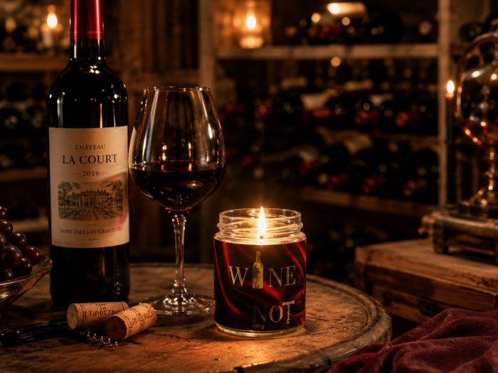 Lumânare parfumată Wine not? din ceară de soia 170g – parfum conifere [3]