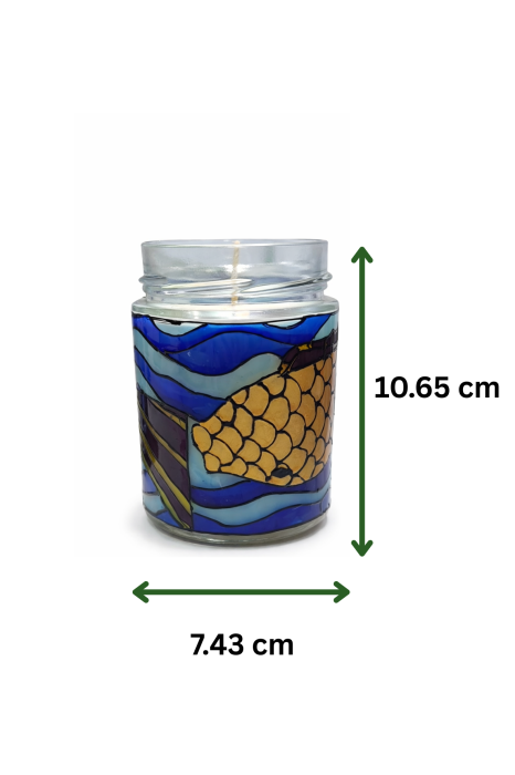 Peste Auriu Lumanare Lampa [7]