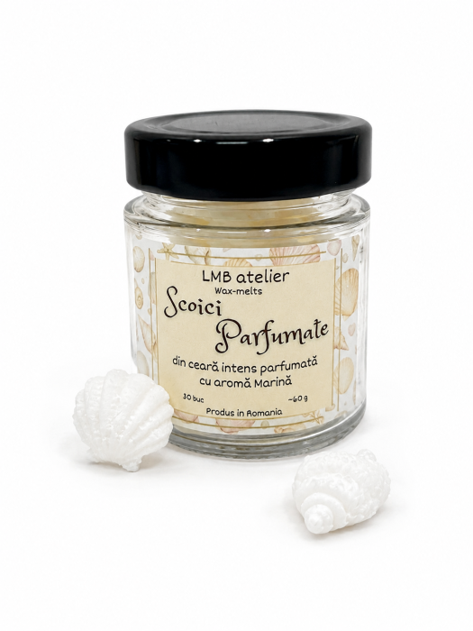 Scoici Wax Melts din Ceară de Soia – Aromă Marină Intensă [4]