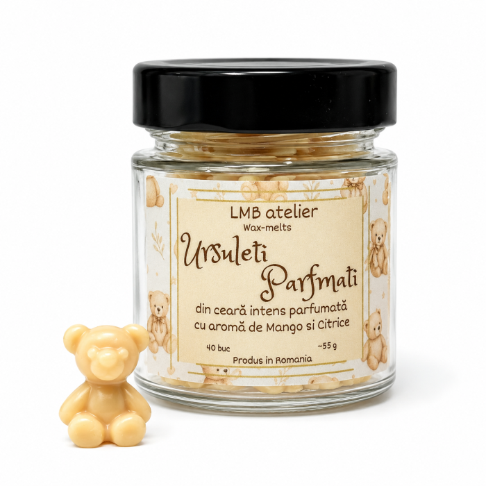 Wax Melts Mango & Citrice – Ursuleți Intens Parfumați din Soia [3]