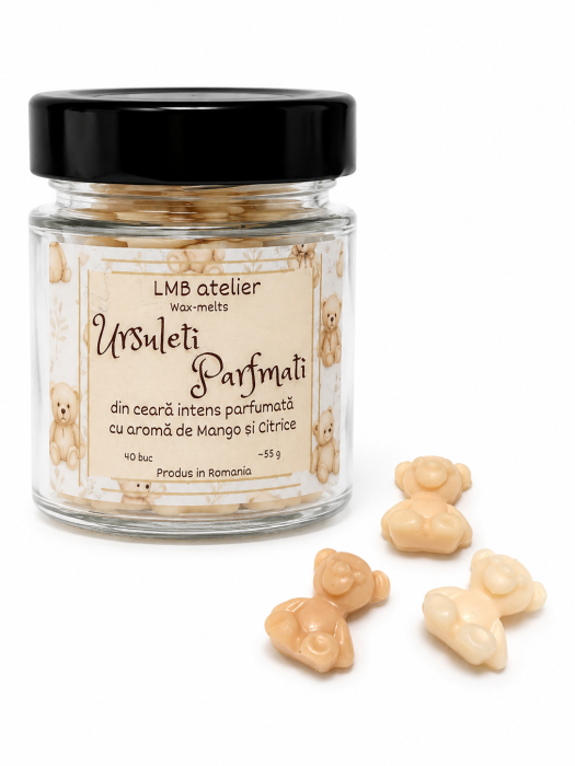 Wax Melts Mango & Citrice – Ursuleți Intens Parfumați din Soia [6]