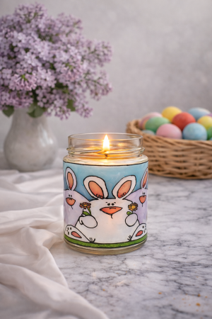 Lumanari 2 in 1 - 3 Iepurasi - Lumanare Lampa