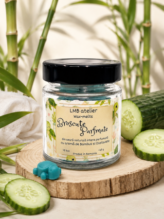 Wax-Melts - Broscuțe Țestoase Wax Melts din Ceară de Soia Bamboo & Castravete