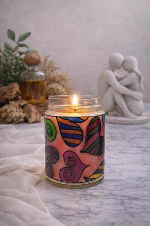 Lumanari 2 in 1 - Inimioare - Lumanare Mini Lampa