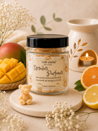 Wax-Melts - Wax Melts Mango & Citrice – Ursuleți Intens Parfumați din Soia